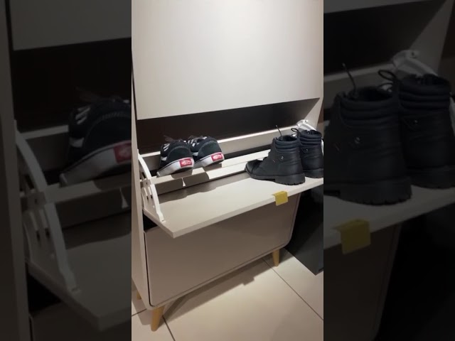 Sapateira Curve 3 Portas Bege Dunas - Completa Móveis