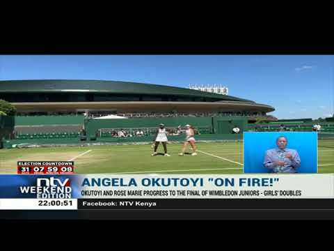 Angela Okutoyi, Marie progress to the final of Wimbledon juniors