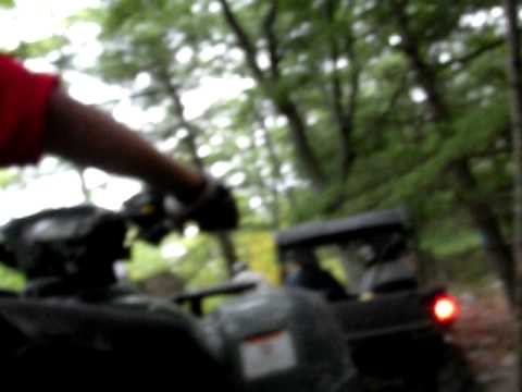 yamaha rhino 700FI and 2003 Honda Rincon 650 at Michaux State Forest