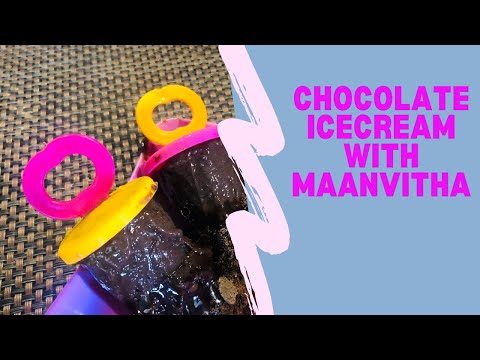 Chocolate icecream with Maanvitha ☺️🥳