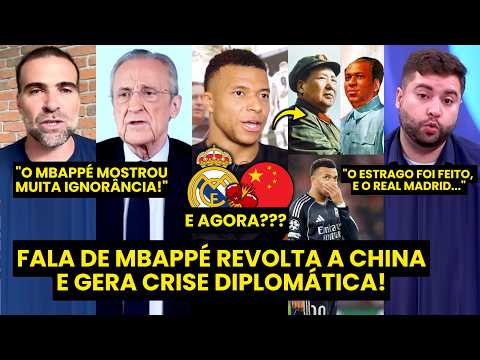 “O MBAPPÉ fez uma CAG@D% ENORME! Já PERDEU PATROCÍNIOS, e o REAL MADRID…” FALA REVOLTA a CHINA!