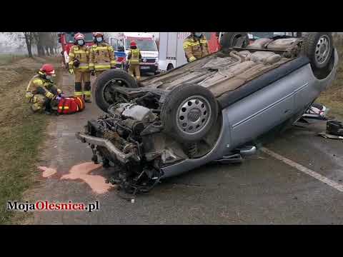 11.12.2020 Boguszyce - dachowanie audi