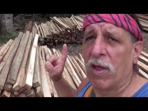 Lumber yards in the rough sawn lumber