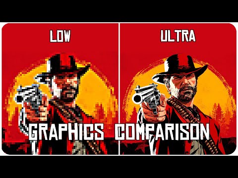 Red Dead Redemption 2 - PC - Low. vs Ultra detailed Graphics and Performance Comparison 4K