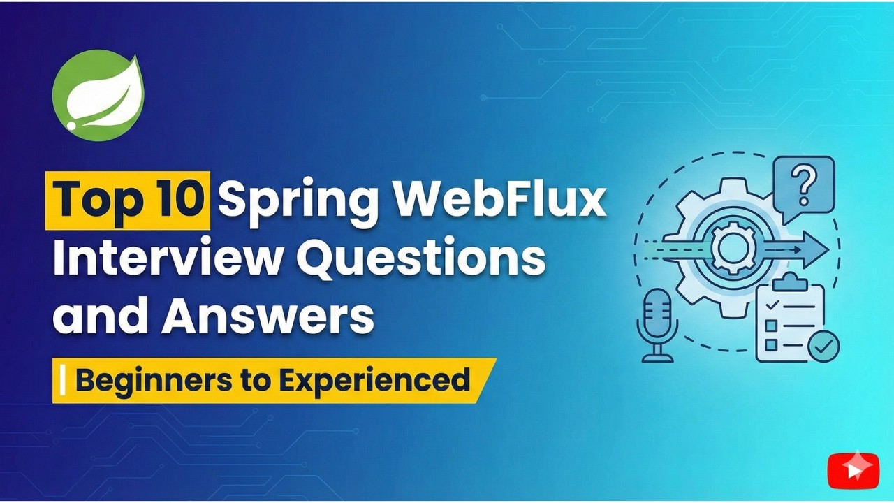 Spring WebFlux Interview Questions and Answers | Java Reactive Programming Interview Questions