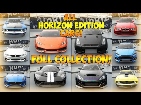 Forza Horizon 3 - COLLECTING ALL HORIZON EDITION CARS! - Finishing The Collection
