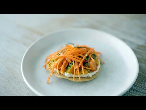 Carrot Tostadas at Oxomoco