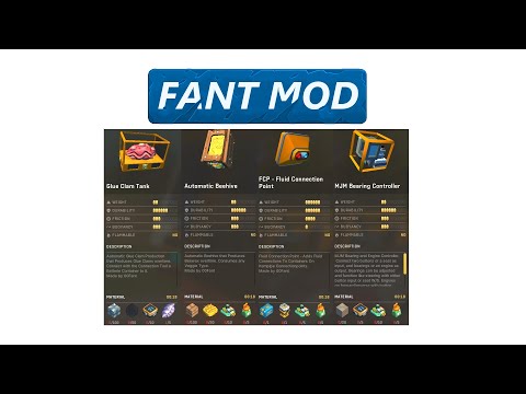 Scrap Mechanic Survival | Fant Mod Update 5.46 ( 5.47 ) - New Blocks