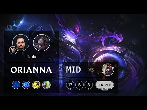 Orianna Mid vs Lulu - EUW Challenger Patch 9.21