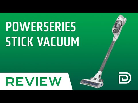 BLACK+DECKER POWERSERIES 16V MAX Stick Vacuum Cordless Rechargeable with LED Lights,Portable Vacuum Cordless, Lightweight, Anti-Tangle, Self-Standing, Multi-Surface, White (BHFEA420J) video review thumbnail