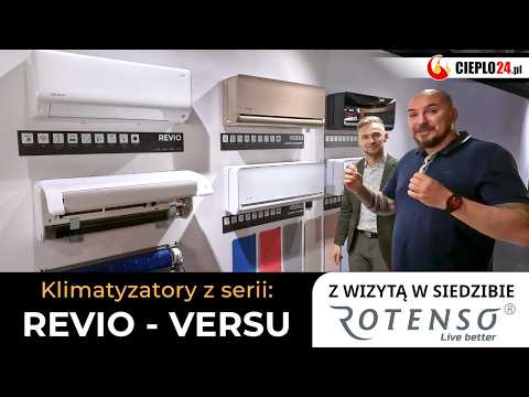 Rotenso Revio i Versu - poznaj klimatyzatory, które zachwycają funkcjami i designem!
