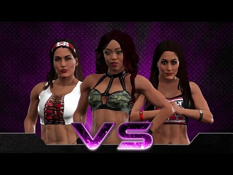 WWE 2K17: Nikki Bella Vs Brie Vs Alicia Fox