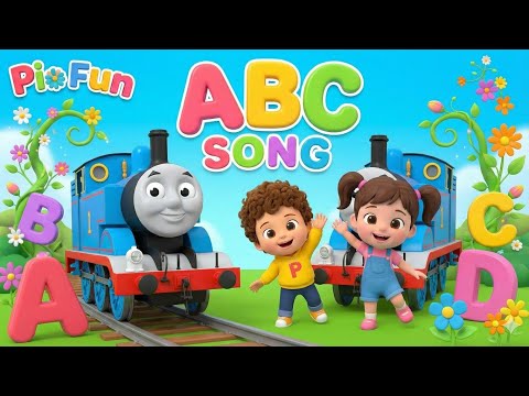 ABC song for kids   + Nursery Rhymes song + Kids song #learnabc#learnenglish learning#cartoon#thomas