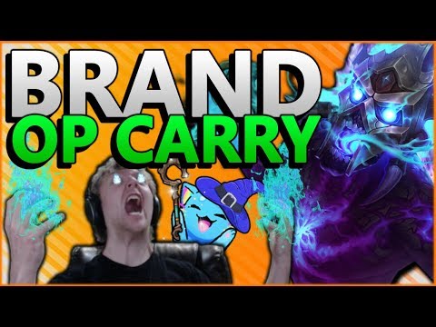 GET YOUR LP WHILE IT'S HOT! BRAND IS BEST BOT LANE CARRY IN PATCH 8.12 - League of Legends