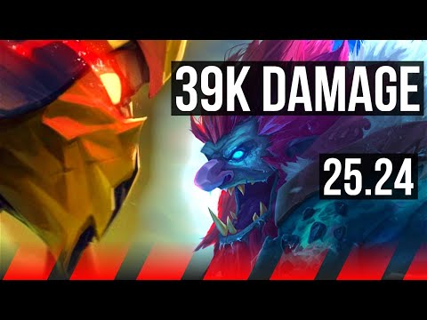 SHEN vs TRUNDLE (TOP) | 39K damage, 5k gold comeback | KR Master | 25.24