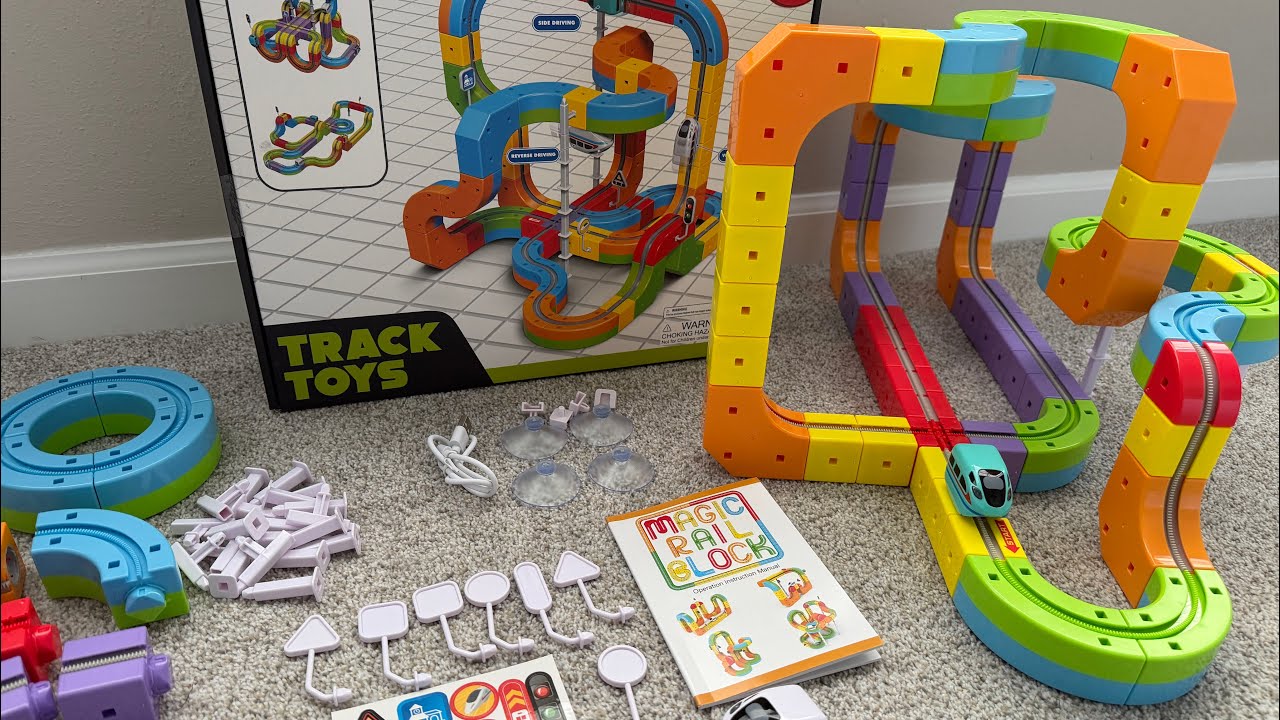 This Train Goes UPSIDE DOWN?! 🚂 Goody King Electric 3D Track Set Review