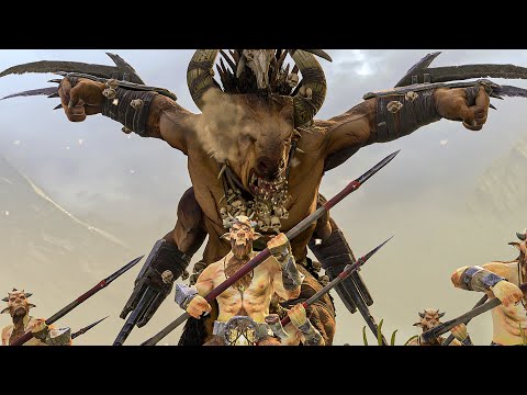 BEASTMEN vs VAMPIRE COUNTS - Total War Warhammer cinematic battle