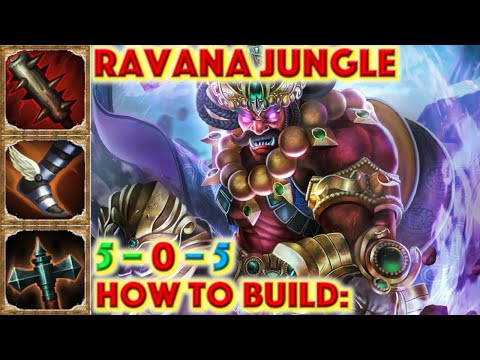 SMITE: HOW TO BUILD RAVANA - Ravana Jungle Build + Gameplay + Guide (Smite Season 7 Conquest)