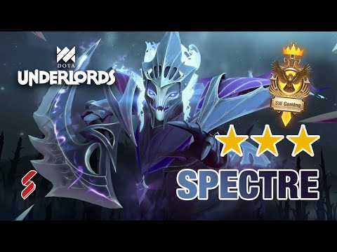 Hyper-roll and Comeback with Knight Spectre Build | 4 ★★★ Heroes | Dota Underlords Strategy