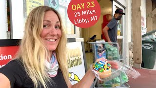 Golden Eagle, Slipper Foot Cow and Cupcakes - Libby, MT! (DAY 23 Bikepacking)