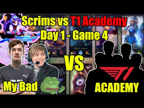 Nemesis and LS Scrims vs T1 Academy Day 1 - Game 4 | Nemesis/LS Stream higlights