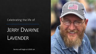 Funeral Service for Jerry Dwayne Lavender