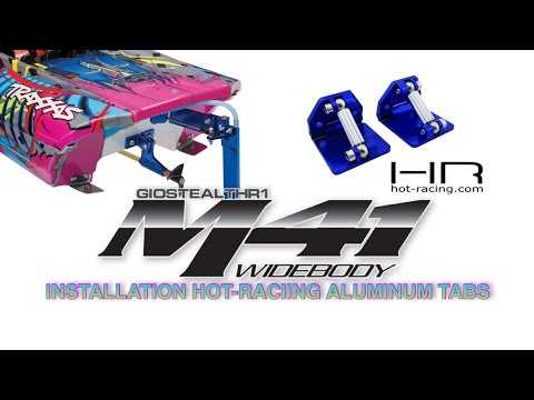 TRAXXAS M-41 CATAMARAN : HOT-RACING ALUMINUM ADJUSTABLE TRIM TABS