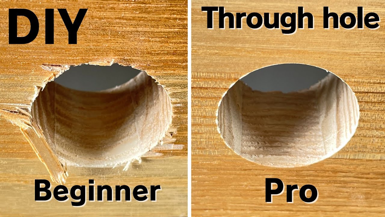 To get a beautiful through hole, all you need to do is 〇〇! ※Introducing a super easy pro method ♪