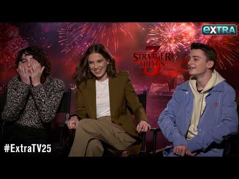 Stranger Things: Millie Bobby Brown & Finn Wolfhard on Their AWKWARD Kissing Scenes