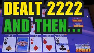 2222 DEALT in Dreamcard Poker! $30 a Spin in High Limit Video Poker 