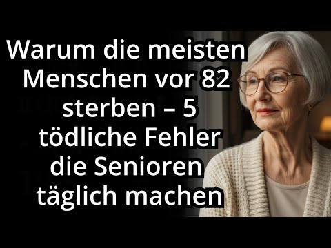 Die 85%-Regel: Warum die meisten vor 82 sterben – 5 tödliche Fehler, die Senioren täglich machen.