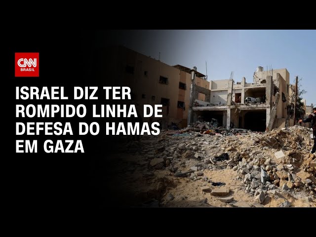 Israel diz ter rompido linha de defesa do Hamas em Gaza | BRASIL MEIO-DIA