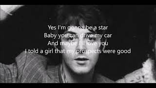 Drive my car with lyrics(Paul McCartney)