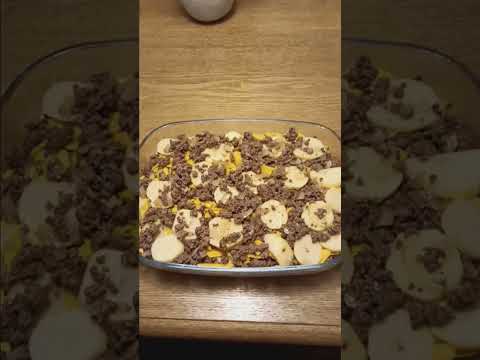 Brenda Lee's Cheesy Hamburger Potato Casserole #cooking #subscribe #casserolerecipe #shorts #short