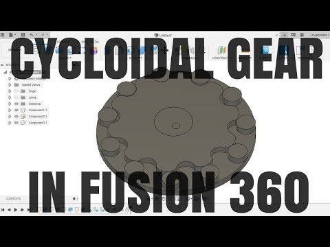 How to Design a Cycloidal Disk in Fusion 360
