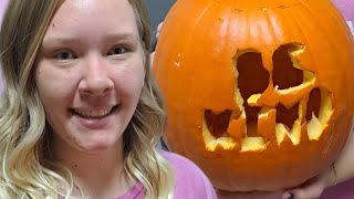 We were "Booed" While Carving Halloween Pumpkins 🎃 Jack O' Lantern, Have You Ever been Booed?