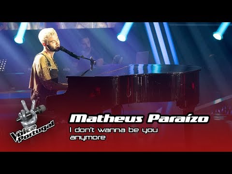 Matheus Paraízo - "I don´t wanna be you anymore" |  Blind Audition | The Voice Portugal
