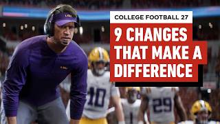 College Football 27: 9 Things That Actually Make a Difference thumbnail