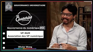 Causeries Gouvernance Universitaire – Gouvernance du numérique #3 - Association des VP numériques