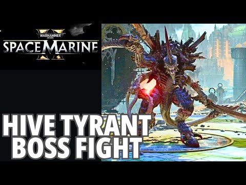 Hive Tyrant Boss Fight Gameplay - Warhammer 40K Space Marine 2 (PS5, 2K 60FPS)