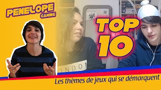 TOP 10 J2S - "Les thèmes de jeux qui se démarquent" avec Marjorie on fabrique le Top en direct !