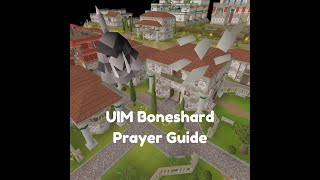 UIM Blessed Bone Shards Prayer Method