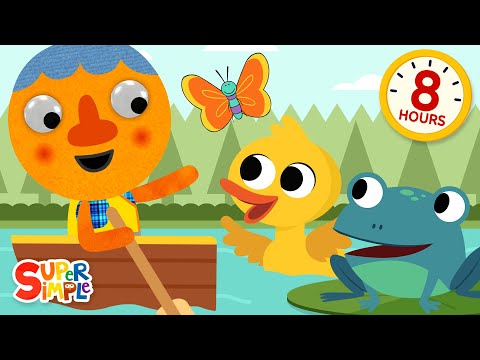 8 Hours of Kids Songs And Nursery Rhymes | Row Row Row Your Boat + More | Super Simple Live