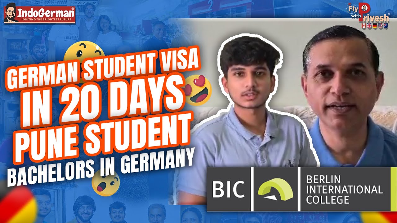 From Pune to Berlin: Journey to a German Student Visa in Just 20 Days | BERLIN INTERNATIONAL COLLEGE