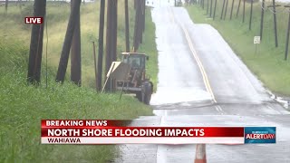 Flood emergency as roads close and evacuations ramp up on Oahu’s North Shore