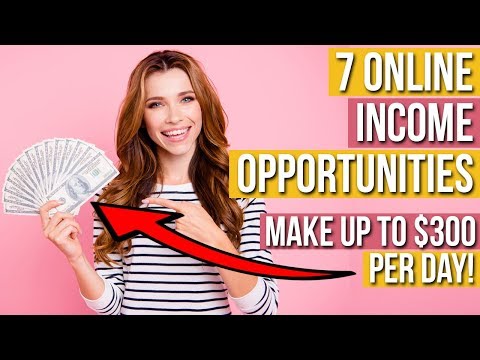 7 Online Income Opportunities - Make Up to $300 PER DAY CASHFLOW (No Experience Needed)