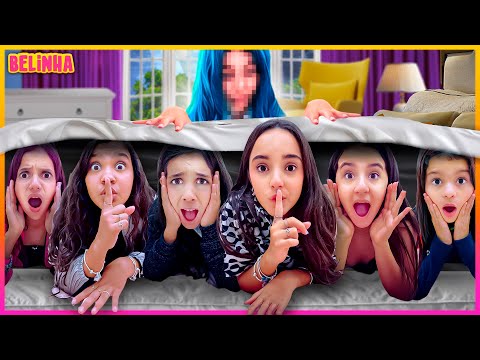 BELINHA, JÉSSICA, IRMÃS PINA, MARCELA E MANU FICARAM SOZINHAS EM CASA E A ZARA APARECEU!