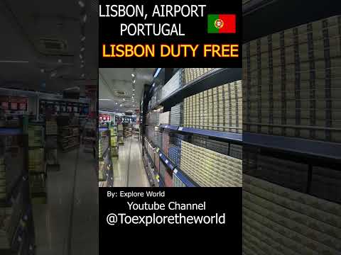 (LIS) Aeroporto de Lisboa | Duty Free Lisboa Portugal || Explorar o Mundo ||