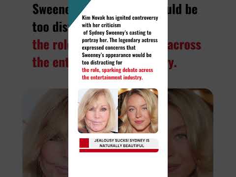 Kim Novak afirma que Sydney Sweeney está \