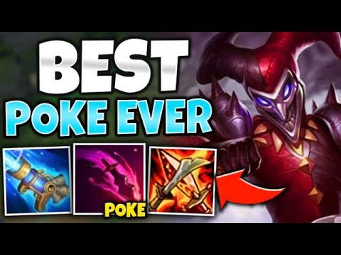YOU CAN'T COUNTERPLAY FULL AP SHACO MID! POKE WITH E ON REPEAT! - League of Legends